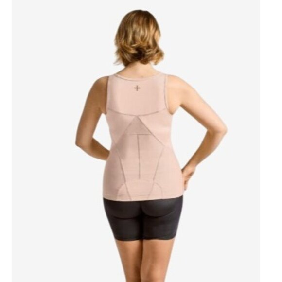 Tommie Copper Womens Lower Back Support Tank M Polyester & Spandex Nude $80 MSRP - Picture 1 of 9